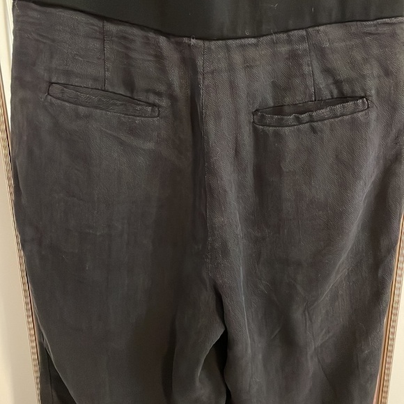 Yigal Azrouel Black Pleated Ankle Pant - Picture 10 of 14